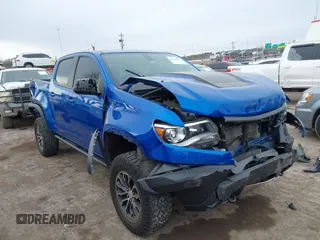 2018 Chevrolet Colorado 4WD ZR2 with VIN 1GCGTEEN7J1208489, listed as a IAAI auction lot 41314735 with 27,600 mi miles. Bid and sale history available at carsss.com. Image 1.