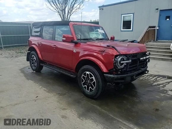 2023 Ford Bronco with VIN 1FMDE5BHXPLB99680, listed as a Copart auction lot 54232455 with 16,579 mi miles and Salvage Title. Bid and sale history available at DreamBid. Image 14.