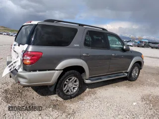 2003 Toyota Sequoia SR5 with VIN 5TDZT34A33S155761, listed as a Copart auction lot 52153775 with 170,157 mi miles and Salvage Title. Bid and sale history available at carsss.com. Image 3.