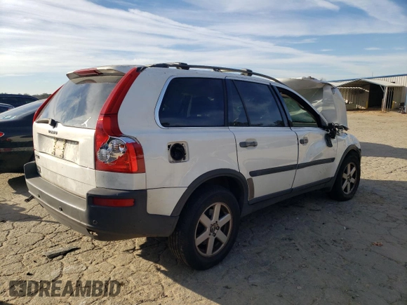 2005 Volvo XC90 with VIN YV1CY592551185004, listed as a Copart auction lot 37261044 with 0 mi miles and Non Repairable. Bid and sale history available at carsss.com. Image 3.