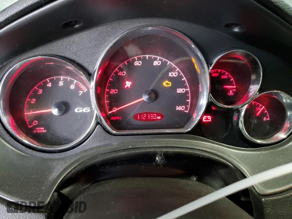 2007 Pontiac G6 GT with VIN 1G2ZH361374185377, listed as a Copart auction lot 61069995 with 112,130 mi miles and Non repairable. Bid and sale history available at DreamBid. Image 9.