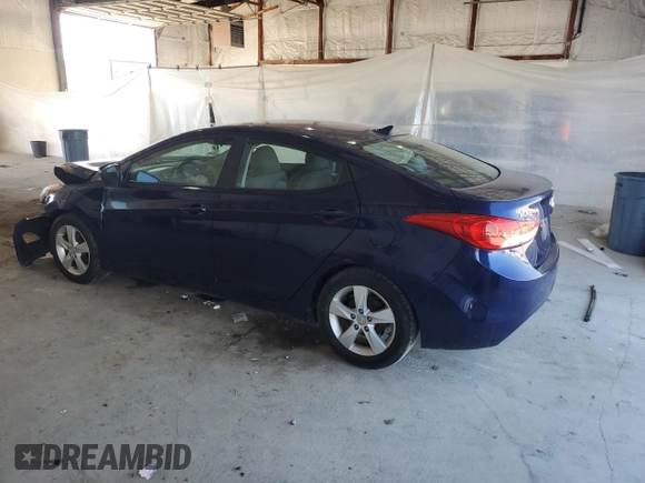 2013 Hyundai Elantra GLS with VIN 5NPDH4AE4DH440047, listed as a Copart auction lot 57456945 with 190,665 mi miles and Salvage title. Bid and sale history available at DreamBid. Image 2.