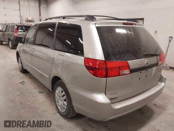 2004 Toyota Sienna CE z VIN 5TDZA23C54S019832, wystawiony jako IAAI lot #41993199 z przebiegiem 190 327 mil mil oraz . Historia ofert i sprzedaży dostępna na DreamBid. Obrazek 3.