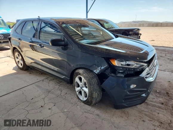 2021 Ford Edge SE with VIN 2FMPK3G97MBA03640, listed as a Copart auction lot 60281055 with 72,477 mi miles and Salvage title. Bid and sale history available at DreamBid. Image 4.