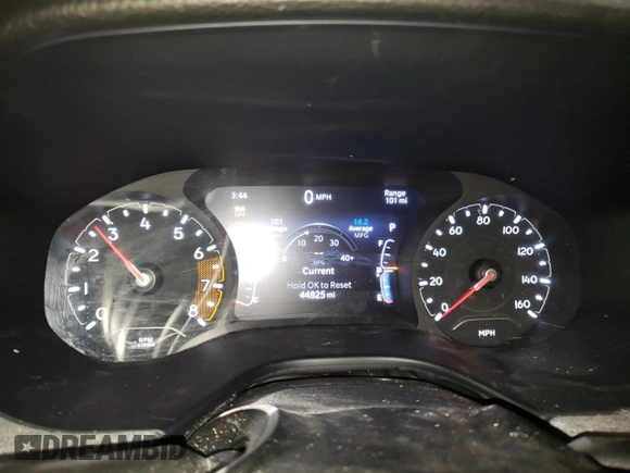 2022 Jeep Compass Altitude with VIN 3C4NJDBB3NT216606, listed as a Copart auction lot 47080645 with 44,825 mi miles and Salvage Title. Bid and sale history available at carsss.com. Image 9.