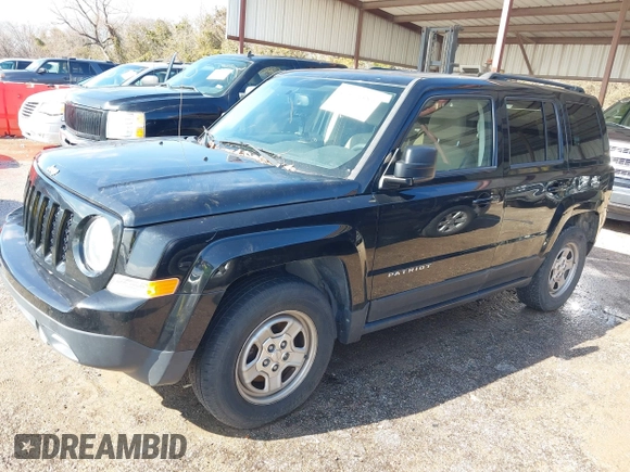 2017 Jeep Patriot Sport with VIN 1C4NJPBA7HD149107, listed as a IAAI auction lot 41465385 with 106,402 mi miles. Bid and sale history available at carsss.com. Image 17.