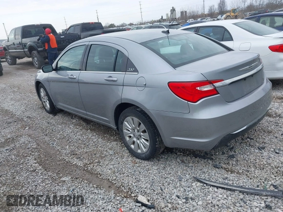 2013 Chrysler 200 LX with VIN 1C3CCBAB9DN641130, listed as a IAAI auction lot 41714609 with 175,465 mi miles. Bid and sale history available at carsss.com. Image 3.