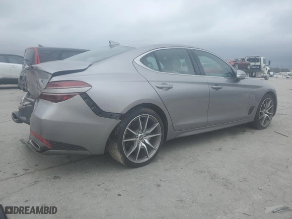 2022 Genesis G70 3.3T with VIN KMTG54TE0NU094803, listed as a Copart auction lot 79258544 with 42,832 mi miles and Salvage Title. Bid and sale history available at carsss.com. Image 3.