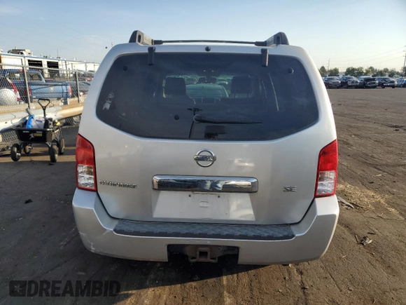 2005 Nissan Pathfinder LE with VIN 5N1AR18W85C732323, listed as a Copart auction lot 63536424 with 172,263 mi miles and Clean Title. Bid and sale history available at carsss.com. Image 6.