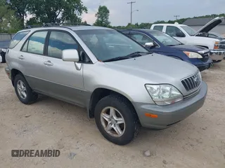 2002 Lexus RX 300 with VIN JTJHF10U420267765, listed as a IAAI auction lot 42587614 with 176,628 mi miles and . Bid and sale history available at DreamBid. Image 1.