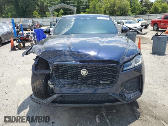 2024 Jaguar F-Pace R-Dynamic S with VIN SADCT2EX9RA723265, listed as a Copart auction lot 56935535 with 13,195 mi miles and Salvage title. Bid and sale history available at DreamBid. Image 5.