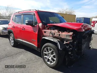 2021 Jeep Renegade Limited with VIN ZACNJDD13MPM33709, listed as a Copart auction lot 48390125 with 42,561 mi miles and Salvage title. Bid and sale history available at DreamBid. Image 4.