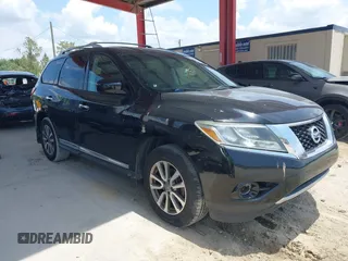 2013 Nissan Pathfinder SL with VIN 5N1AR2MN4DC653720, listed as a IAAI auction lot 42165868 with 154,272 mi miles and . Bid and sale history available at DreamBid. Image 1.