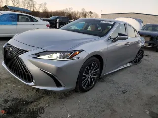 2025 Lexus ES with VIN 58ADZ1B14SU190534, listed as a Copart auction lot 88488695 with 1,202 mi miles and Salvage Title. Bid and sale history available at carsss.com. Image 1.
