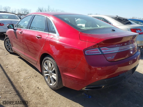2013 Lincoln MKZ with VIN 3LN6L2G92DR825914, listed as a IAAI auction lot 42020442 with 120,558 mi miles. Bid and sale history available at carsss.com. Image 3.