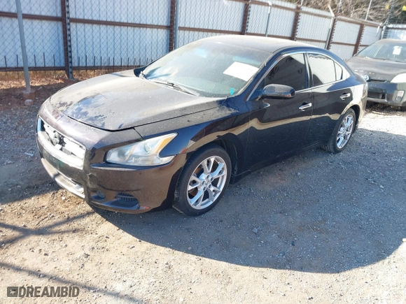 2013 Nissan Maxima 3.5 S with VIN 1N4AA5APXDC818078, listed as a IAAI auction lot 41214691 with 1 mi miles. Bid and sale history available at carsss.com. Image 2.