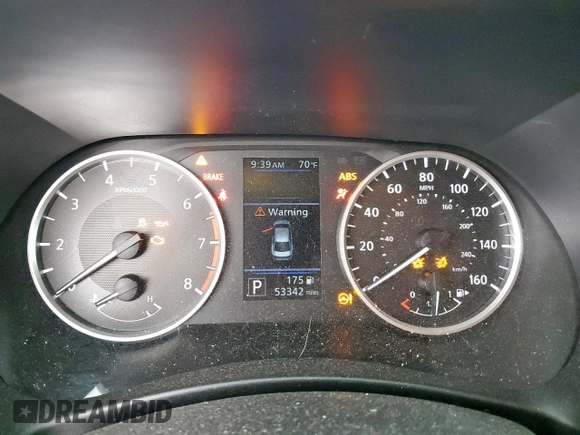 2020 Nissan Sentra S with VIN 3N1AB8BV4LY234757, listed as a Copart auction lot 51538765 with 53,342 mi miles and Salvage Title. Bid and sale history available at DreamBid. Image 9.