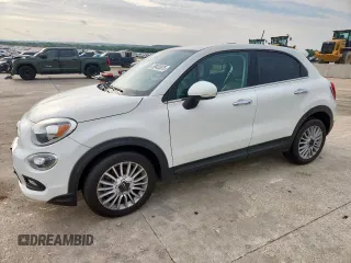 2018 FIAT 500X Lounge with VIN ZFBCFXDB9JP651302, listed as a Copart auction lot 59435875 with 63,186 mi miles and Salvage title. Bid and sale history available at DreamBid. Image 1.