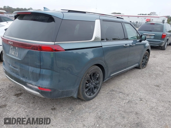 2023 Kia Carnival SX with VIN KNDNE5H32P6278375, listed as a IAAI auction lot 41503013 with 25,825 mi miles. Bid and sale history available at carsss.com. Image 4.