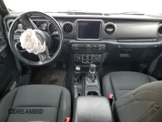 2021 Jeep Wrangler Unlimited Willys with VIN 1C4HJXDN3MW570110, listed as a Copart auction lot 53696535 with 40,166 mi miles and Salvage title. Bid and sale history available at DreamBid. Image 8.