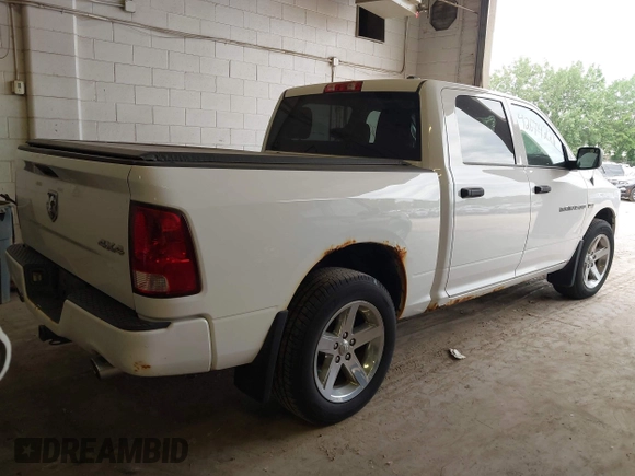 2012 Ram 1500 Express with VIN 1C6RD7KT6CS341995, listed as a IAAI auction lot 42674228 with 202,070 mi miles and . Bid and sale history available at DreamBid. Image 4.