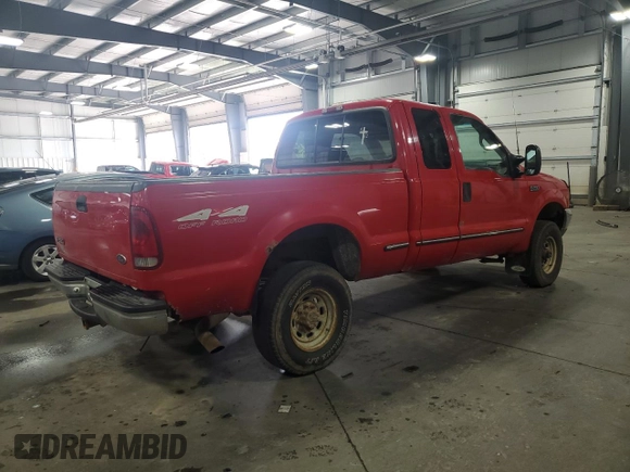 1999 Ford Super Duty F-250 XL with VIN 1FTNX21F1XEA88070, listed as a Copart auction lot 70012924 with 286,161 mi miles and Salvage Title. Bid and sale history available at carsss.com. Image 3.
