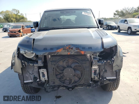 2024 Land Rover Defender S with VIN SALEJ7EUXR2295285, listed as a Copart auction lot 75240624 with 12,668 mi miles and Salvage title. Bid and sale history available at DreamBid. Image 5.