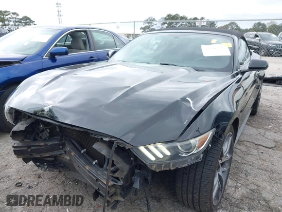 2016 Ford Mustang EcoBoost Premium with VIN 1FATP8UH5G5265653, listed as a IAAI auction lot 41835770 with 91,671 mi miles and . Bid and sale history available at carsss.com. Image 6.