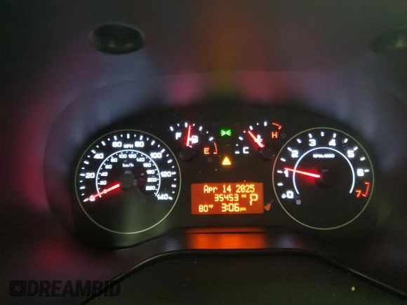 2022 Ram ProMaster City Cargo Tradesman with VIN ZFBHRFAB7N6W23585, listed as a Copart auction lot 52555425 with 35,453 mi miles and Salvage Title. Bid and sale history available at DreamBid. Image 9.