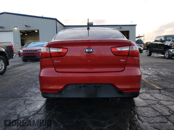 2017 Kia Rio LX with VIN KNADM4A38H6049667, listed as a Copart auction lot 80055054 with 77,445 mi miles and Clean Title. Bid and sale history available at carsss.com. Image 6.