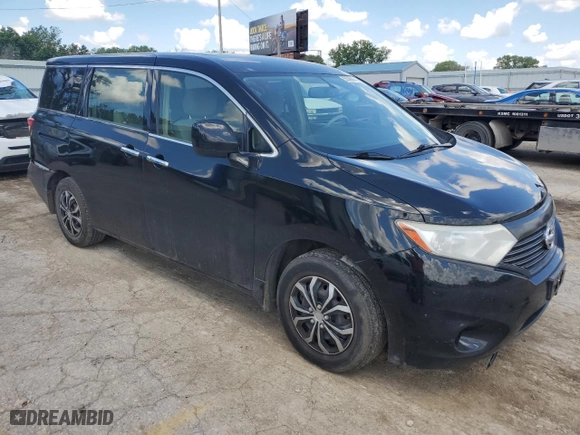 2015 Nissan Quest S with VIN JN8AE2KP2F9134223, listed as a Copart auction lot 55396464 with 114,334 mi miles and Salvage Title. Bid and sale history available at carsss.com. Image 4.