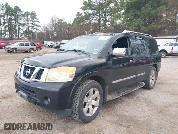 2011 Nissan Armada SV with VIN 5N1BA0ND8BN605841, listed as a IAAI auction lot 41510554 with 212,335 mi miles and . Bid and sale history available at DreamBid. Image 17.