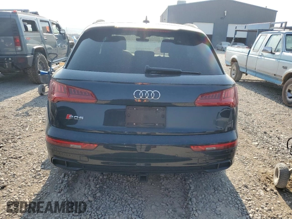 2020 Audi SQ5 Premium Plus with VIN WA1B4AFY7L2075541, listed as a Copart auction lot 64993524 with 28,372 mi miles and Salvage Title. Bid and sale history available at DreamBid. Image 6.