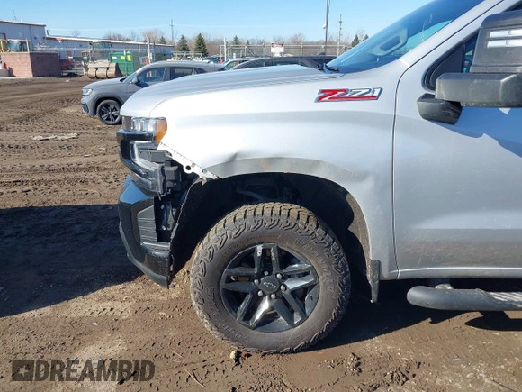2022 Chevrolet Silverado 1500 LT Trail Boss with VIN 1GCPYFED5NZ121454, listed as a IAAI auction lot 41727229 with 42,302 mi miles and . Bid and sale history available at DreamBid. Image 17.