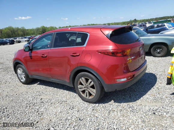 2018 Kia Sportage LX with VIN KNDPMCAC2J7372445, listed as a Copart auction lot 52027825 with 0 mi miles and Clean Title. Bid and sale history available at carsss.com. Image 2.