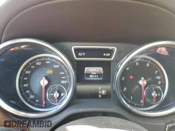 2018 Mercedes-Benz GLS 450 with VIN 4JGDF6EEXJB079198, listed as a Copart auction lot 71256604 with 90,111 mi miles and Salvage Title. Bid and sale history available at DreamBid. Image 9.