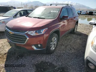 2018 Chevrolet Traverse LT Cloth with VIN 1GNEVGKW5JJ129825, listed as a Copart auction lot 47247705 with 89,580 mi miles and Salvage Title. Bid and sale history available at carsss.com. Image 1.