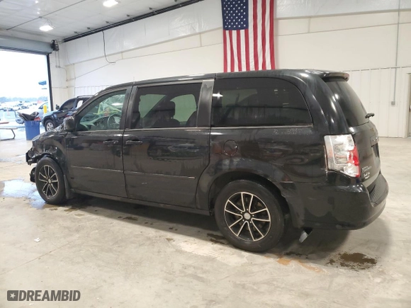 2014 Dodge Grand Caravan SXT with VIN 2C4RDGCG3ER162117, listed as a Copart auction lot 48375555 with 154,065 mi miles and Salvage Title. Bid and sale history available at carsss.com. Image 2.
