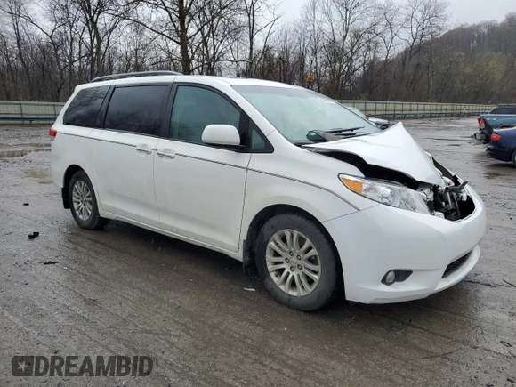 2011 Toyota Sienna XLE AAS with VIN 5TDYK3DC3BS046747, listed as a Copart auction lot 52611945 with 241,040 mi miles and Salvage Title. Bid and sale history available at carsss.com. Image 4.