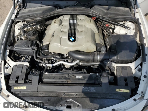 2005 BMW 6 Series 645Ci with VIN WBAEK734X5B325190, listed as a Copart auction lot 72013354 with 288,537 mi miles and Non Repairable. Bid and sale history available at DreamBid. Image 11.