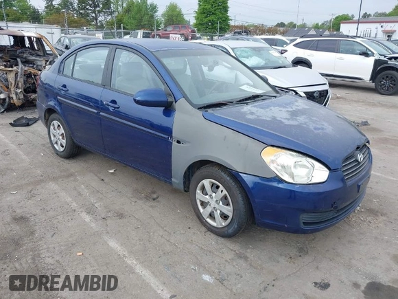 2009 Hyundai Accent Auto GLS with VIN KMHCN46C69U313921, listed as a IAAI auction lot 42011166 with 123,026 mi miles. Bid and sale history available at carsss.com. Image 1.