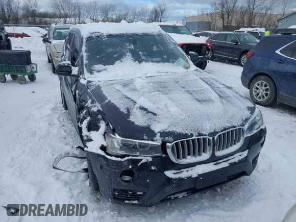 2016 BMW X3 xDrive28i with VIN 5UXWX9C56G0D91524, listed as a IAAI auction lot 41223291 with 200,605 mi miles. Bid and sale history available at carsss.com. Image 11.