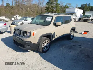 2015 Jeep Renegade Latitude with VIN ZACCJBBT0FPB67030, listed as a IAAI auction lot 41866195 with 120,618 mi miles. Bid and sale history available at carsss.com. Image 17.