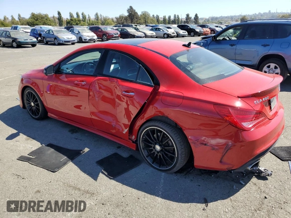 2016 Mercedes-Benz CLA 250 with VIN WDDSJ4EB5GN365624, listed as a Copart auction lot 66750223 with 64,752 mi miles and . Bid and sale history available at DreamBid. Image 2.