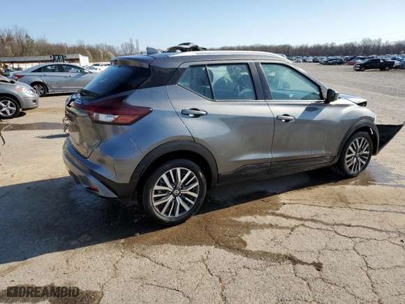 2021 Nissan Kicks SV with VIN 3N1CP5CV9ML478376, listed as a Copart auction lot 48114745 with 88,248 mi miles and Salvage Title. Bid and sale history available at carsss.com. Image 3.