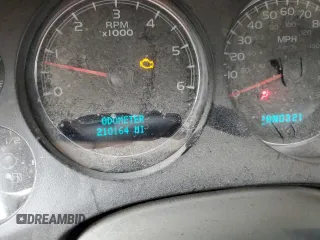 2007 Chevrolet Silverado 1500 LTZ with VIN 2GCEK13M471530197, listed as a Copart auction lot 72961043 with 210,164 mi miles and Salvage Title. Bid and sale history available at carsss.com. Image 9.