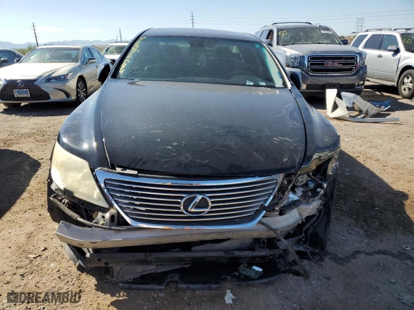 2008 Lexus LS 460 LWB with VIN JTHGL46F785025354, listed as a Copart auction lot 72372784 with 166,549 mi miles and Salvage Title. Bid and sale history available at carsss.com. Image 5.