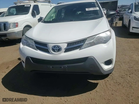 2014 Toyota RAV4 LE with VIN JTMBFREV0ED076530, listed as a Copart auction lot 50711935 with 124,686 mi miles and Salvage Title. Bid and sale history available at carsss.com. Image 12.