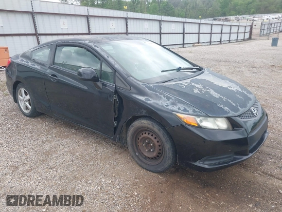 2012 Honda Civic Cpe LX with VIN 2HGFG3B59CH565932, listed as a IAAI auction lot 41949011 with 213,786 mi miles. Bid and sale history available at carsss.com. Image 1.