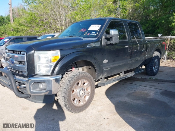 2015 Ford Super Duty F-250 SRW Lariat with VIN 1FT7W2BT6FEB68835, listed as a IAAI auction lot 41970738 with 376,238 mi miles. Bid and sale history available at carsss.com. Image 17.